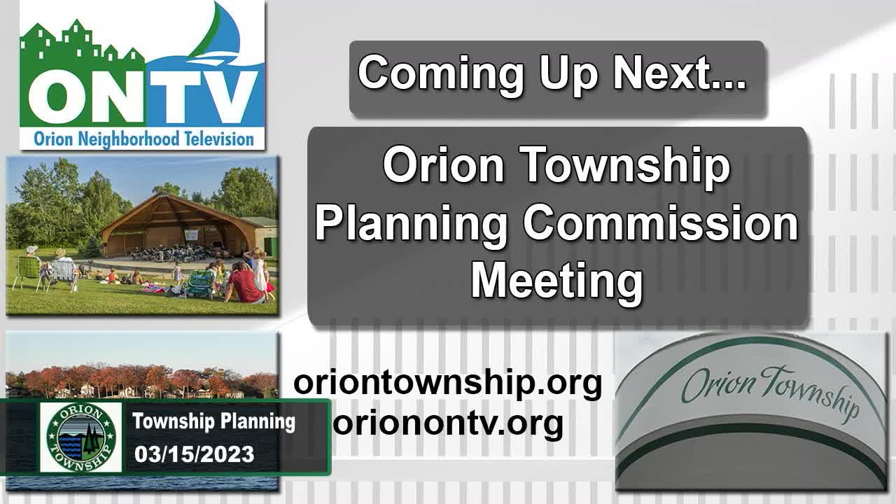 Thumbnail image for Township Planning Commission Meeting 3-15-2023