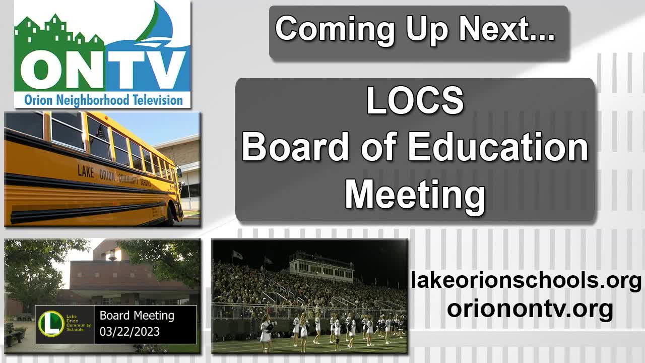 Thumbnail image for School Board Meeting 3-22-2023