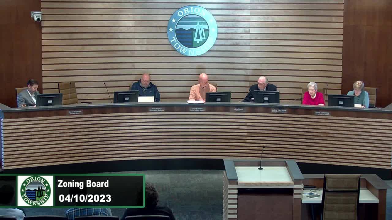 Township ZBA Meeting 4-10-2023