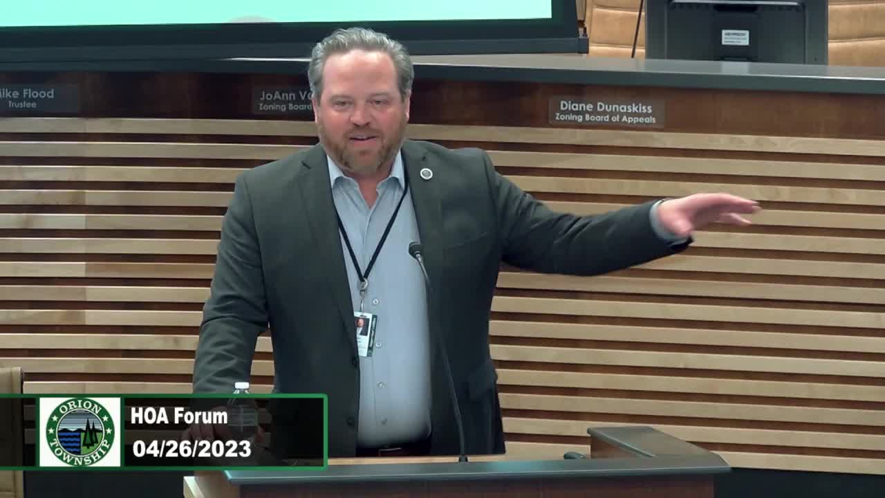 Township HOA Forum 4-26-2023