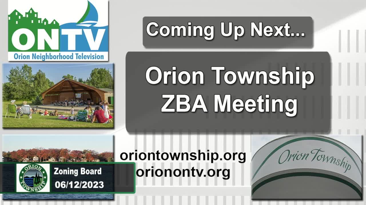 Township ZBA Meeting 6-12-2023