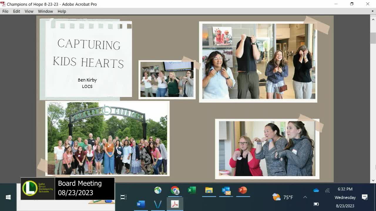 School Board Meeting 8-23-2023