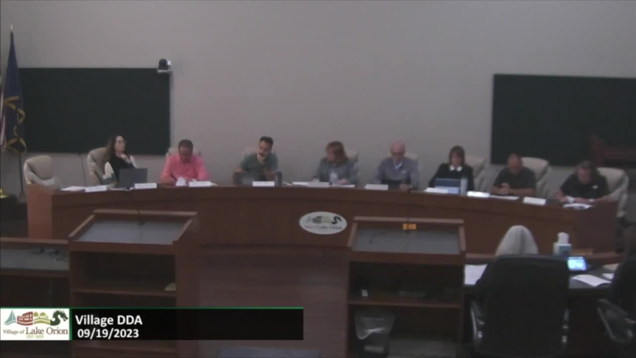 Thumbnail image for Village DDA Meeting 9-19-2023