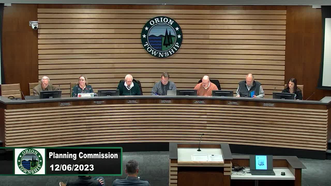 Township Planning Meeting 12-6-2023
