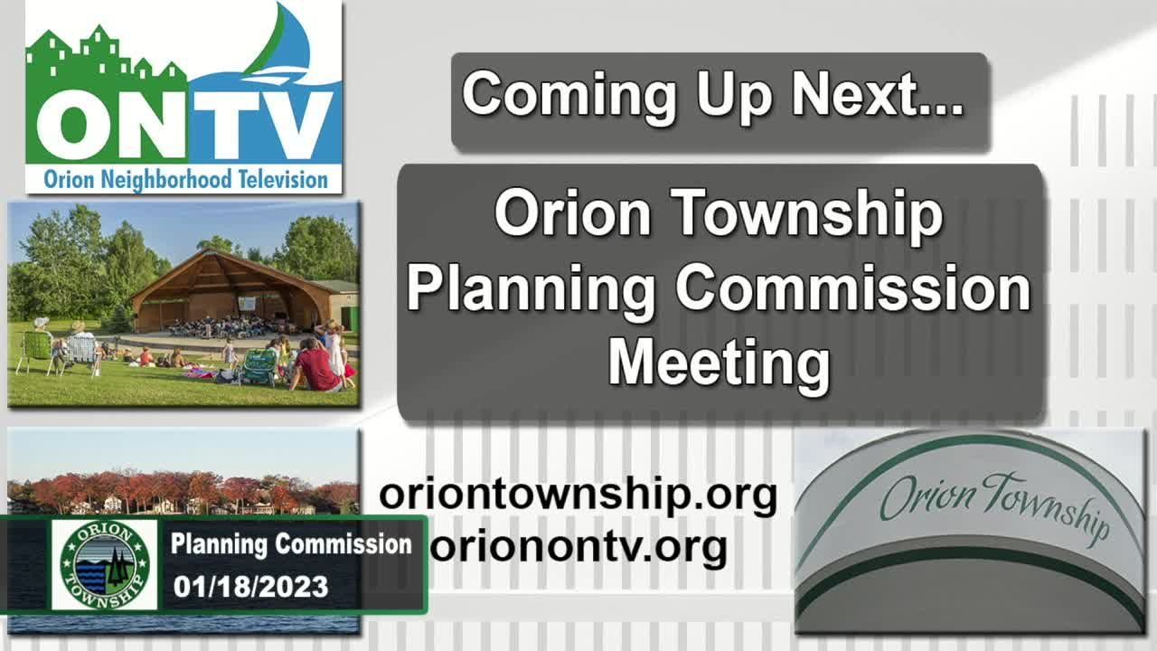 Thumbnail image for Township Planning Commission Meeting 1-18-2023