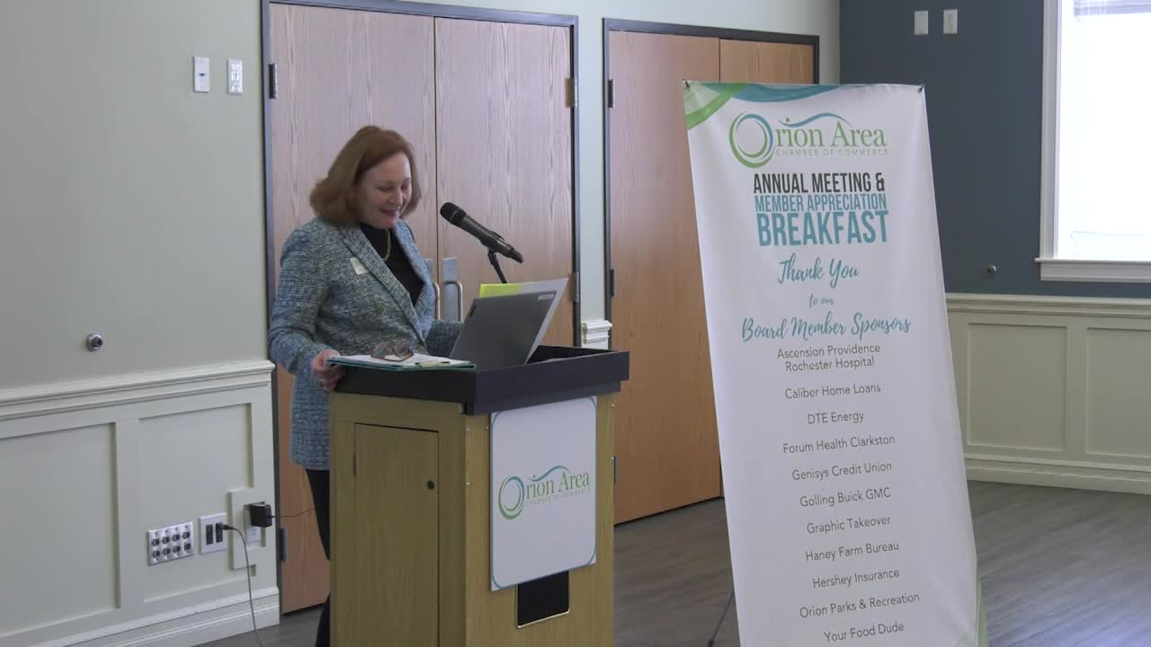 Thumbnail image for ONTV News Break: Orion Area Chamber Breakfast