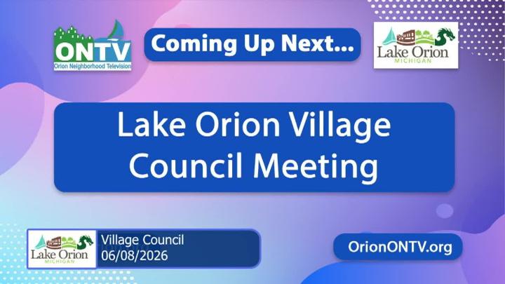 Thumbnail image for Village Council Meeting 06-08-2026