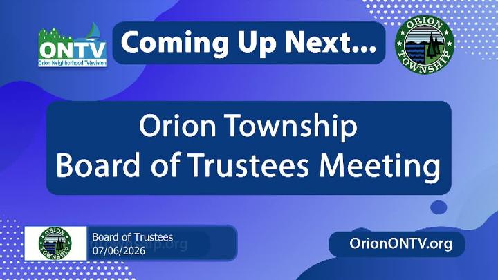 Thumbnail image for Township Board Meeting 7-6-2026