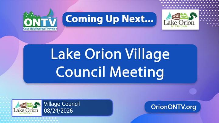 Thumbnail image for Village Council Meeting 8-24-2026