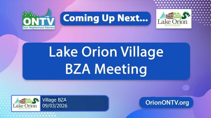 Thumbnail image for Village BZA Meeting 9-3-2026