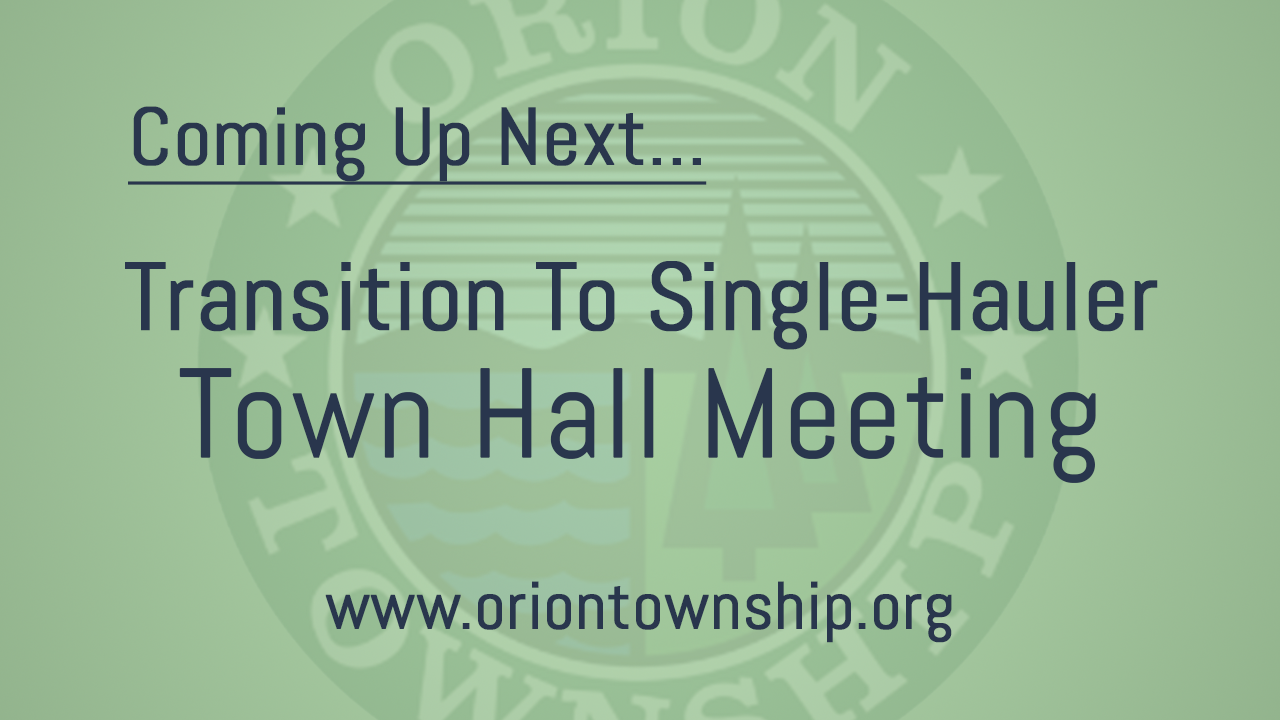 Thumbnail image for Town Hall Meeting - Transition To Single-Hauler 10/1/19